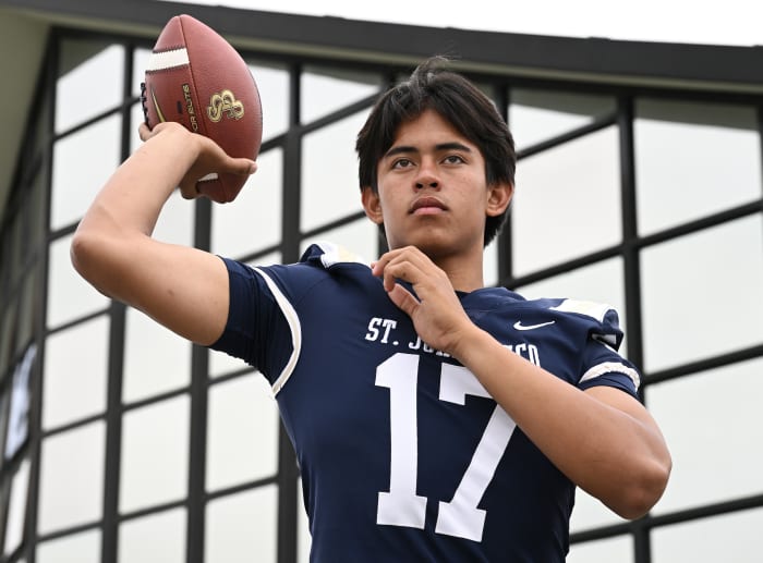 St. John Bosco senior Caleb Sanchez picked Columbia University as his college choice.